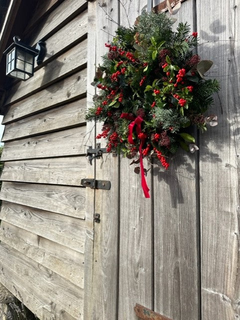 Natural Festive Berry - Wreath