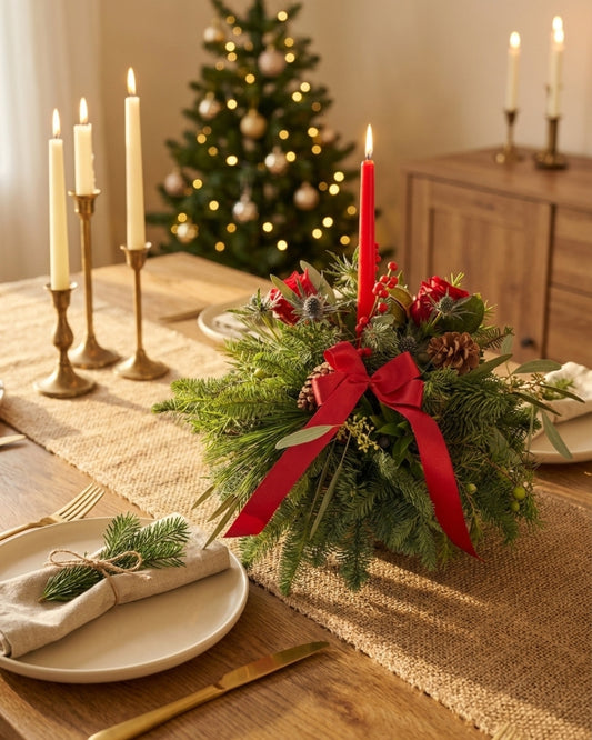 Traditional Round Table Arrangement 
