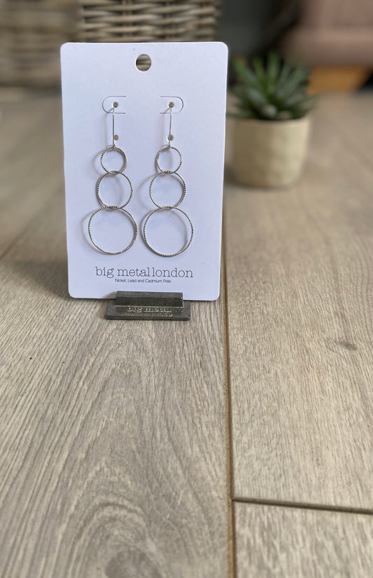 Philomena multi cirlcle earrings -024e