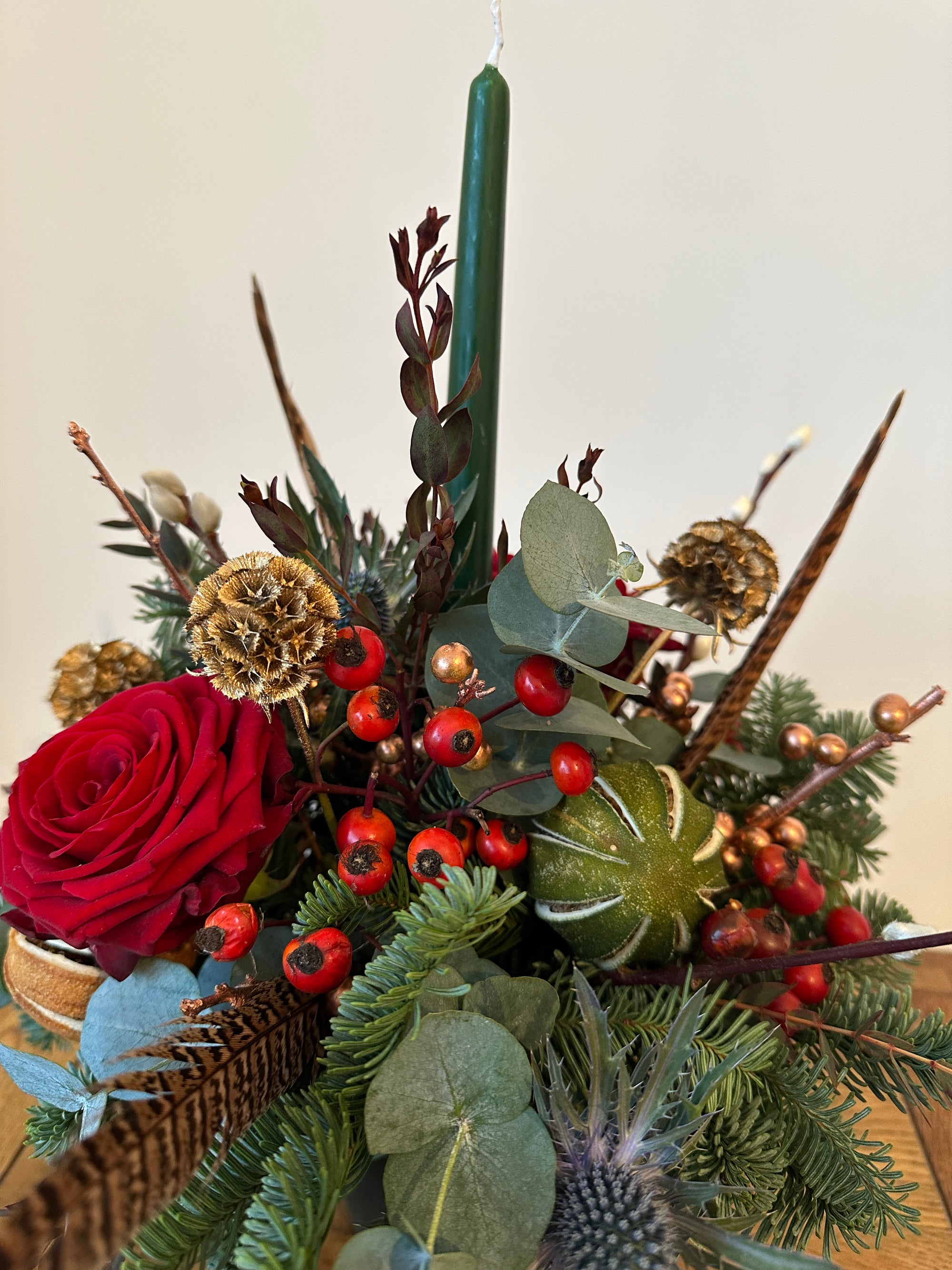 "Forest winter"  A Country Christmas ~Table arrangement